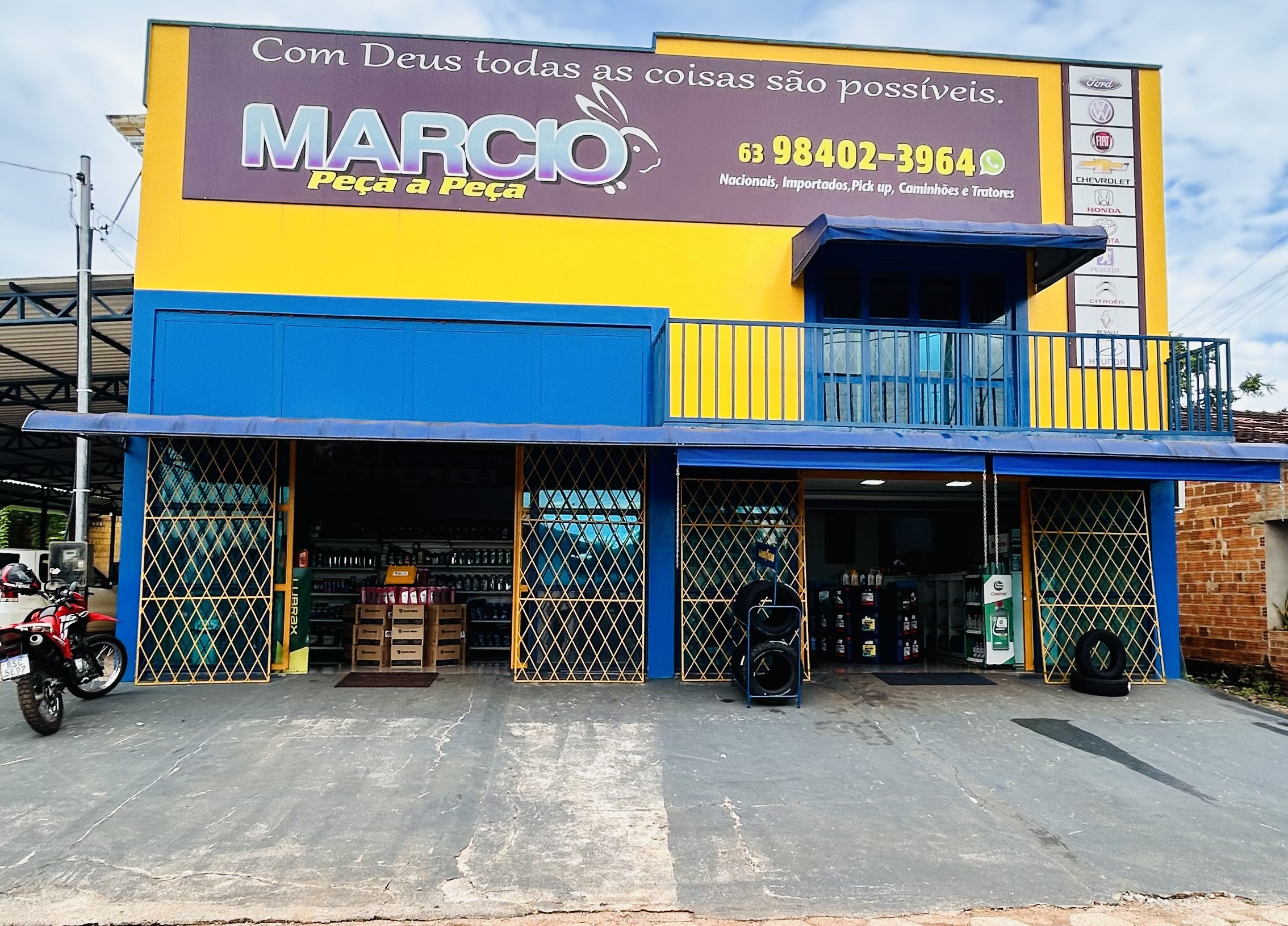 Márcio Peça a Peça – Fachada da loja